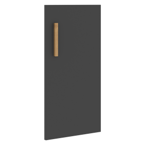 Низкая дверь для шкафа правая FORTA Черный Графит FLD 40-1(R) (396х18х766) в Каменске-Уральском