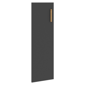 Дверь для шкафа средняя левая FORTA Черный Графит FMD40-1(L) (396х18х1164) в Первоуральске