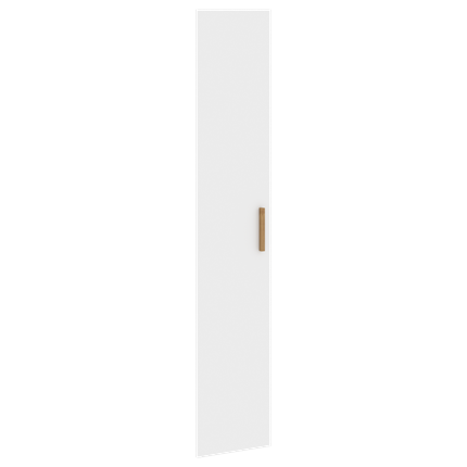 Дверь для шкафа высокая универсальная  FORTA Белый FHD 40-1 (396х18х1932) в Екатеринбурге - изображение