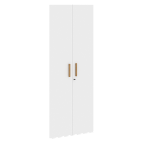 Высокие двери для шкафов с замком FORTA Белый FHD 40-2(Z)  (794х18х1932) в Красноуфимске