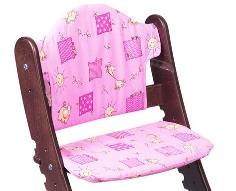 Комплект Подушек для растущего стула М1, розовый в Екатеринбурге - изображение