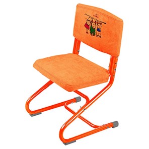 Чехол для стула СУТ 01-01 Оранжевый, Замша в Ирбите