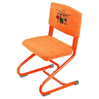 Чехол для стула СУТ 01-01 Оранжевый, Замша в Кушве - изображение