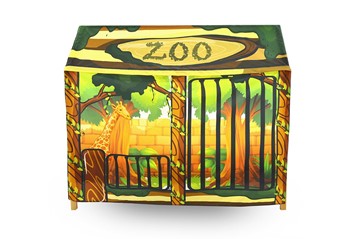 Игровая накидка для кровати-домика Svogen «Зоопарк» в Ревде