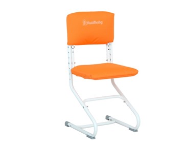 Набор чехлов на спинку и сиденье стула СУТ.01.040-01 Оранжевый, ткань Оксфорд в Кушве