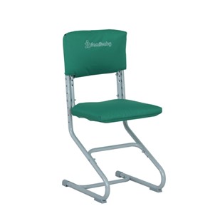 Комплект чехлов на спинку и сиденье стула СУТ.01.040-01 Зеленый, ткань Оксфорд в Ирбите