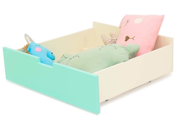 Ящик для детской кровати Skogen мятный в Ревде - изображение