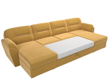 Большой П-образный диван Бостон, Желтый (микровельвет) в Артемовском - предосмотр 8