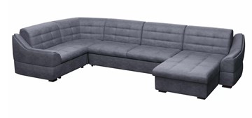 Большой диван с оттоманкой и креслом Антарес 1 ПДУ New в Кушве