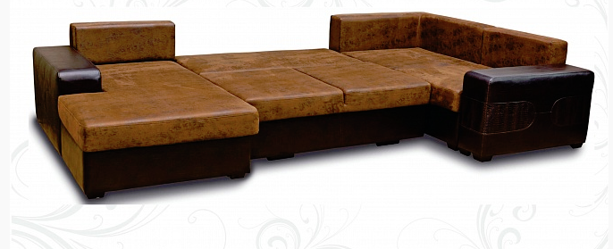 П-образный диван Плаза 405х210 в Екатеринбурге - изображение 1