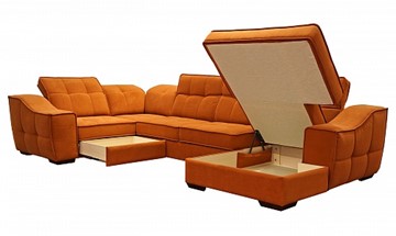 Угловой диван N-11-M (П1+ПС+УС+Д2+Д5+П1) в Первоуральске - предосмотр 1