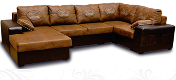 П-образный диван Плаза 405х210 в Ирбите