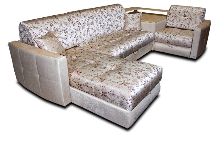 Большой П-образный диван Аккордеон-К 3350х1850 в Екатеринбурге - изображение 2