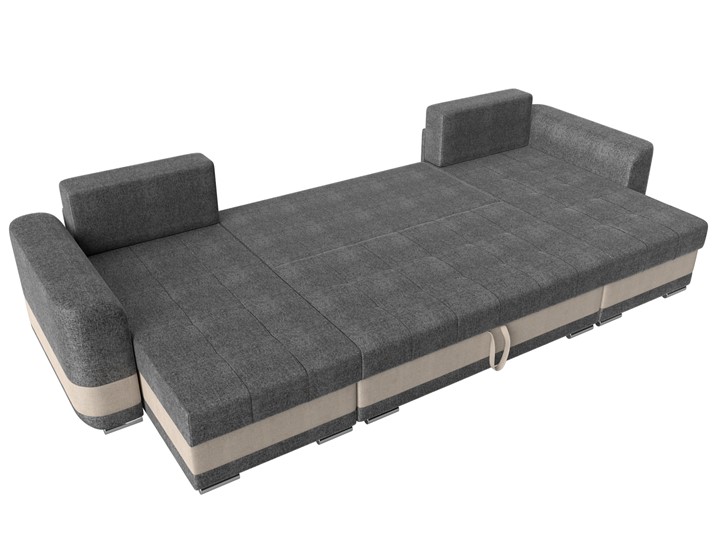 П-образный диван Честер, Серый/бежевый (рогожка) в Первоуральске - изображение 7