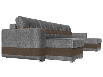 П-образный диван Честер, Серый/коричневый (рогожка) в Первоуральске - предосмотр 2