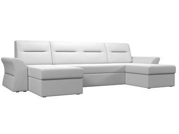 Большой П-образный диван Клайд, Белый (Экокожа) в Ревде