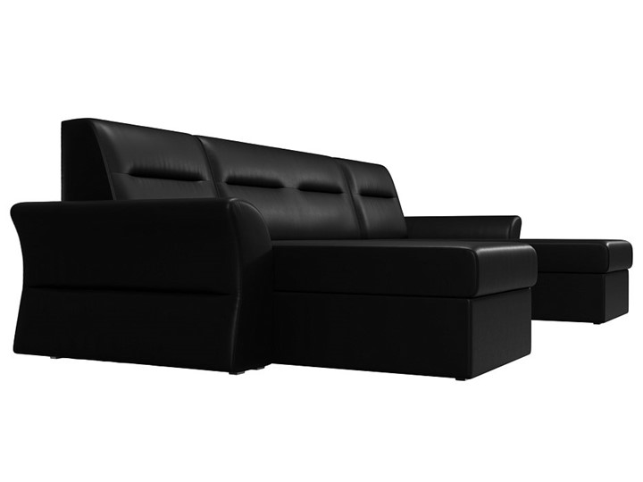 П-образный диван Клайд, Черный (Экокожа) в Екатеринбурге - изображение 6