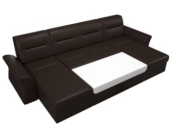 Большой П-образный диван Клайд, Коричневый (Экокожа) в Первоуральске - предосмотр 1