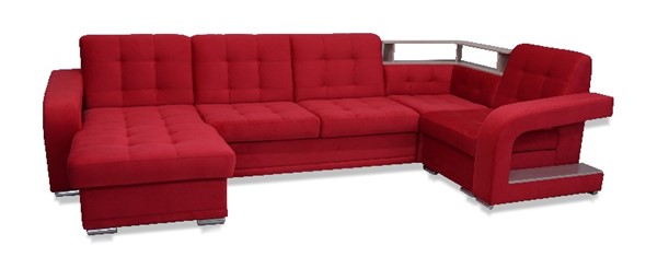 П-образный диван Соня-17 с полкой в Красноуфимске - изображение