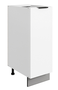 Шкаф рабочий Стоун L300 (1 дв.гл.) (белый/джелато софттач) в Кушве