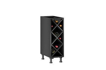 Тумба кухонная винная Мокка ЛД 270.070, цвет черный в Асбесте