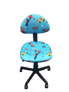 Кресло детское LB-C 02, цвет синие машинки в Ревде