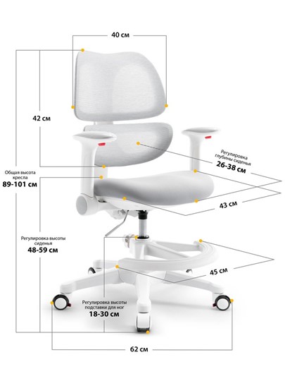 Детское кресло Dream Air Y-607 G в Артемовском - изображение 2