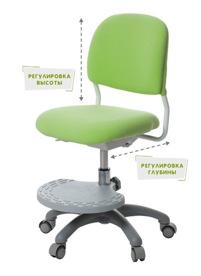 Кресло детское Holto-15 зеленое в Богдановиче - изображение 2