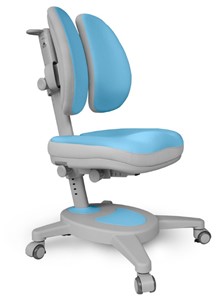 Кресло Mealux Onyx Duo (Y-115) BLG, голубой + серый в Каменске-Уральском