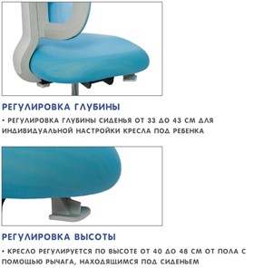 Кресло Holto-22 голубое в Екатеринбурге - предосмотр 8