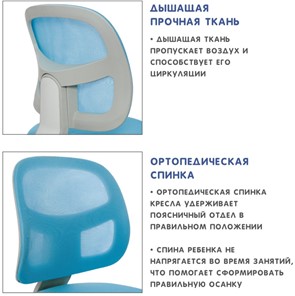 Кресло Holto-22 голубое в Асбесте - предосмотр 9