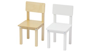 Детский стул POLINI Kids Simple 105 S Белый в Первоуральске - предосмотр 3