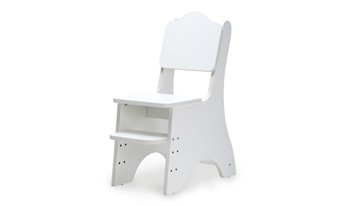Детский стул с регулируемой подножкой Babystep Классика Белый в Ревде