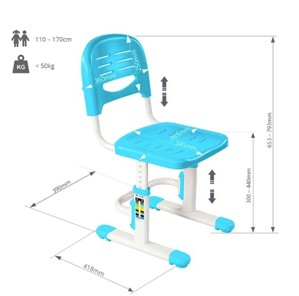 Детский стул SST3 Blue в Артемовском - предосмотр 4