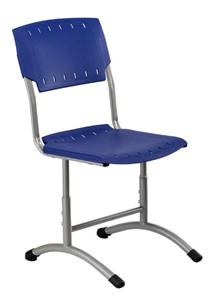 Детский стул регулируемый Отличник.3 5-7, Синий RAL 5002/Светло-серый в Екатеринбурге - предосмотр