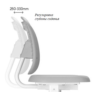 Стол растущий и стул Piccolino III Grey в Красноуфимске - предосмотр 1