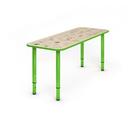 Детский регулируемый столик Азбука СДО-2 Зеленый в Кушве - изображение