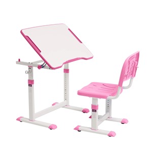 Растущий стол и стул Olea pink в Ревде