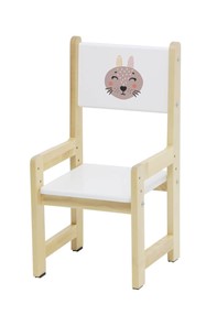 Комплект детской мебели Polini kids Eco 400 SM, Лесная сказка, 68х55 см белый-натуральный в Первоуральске - предосмотр 5
