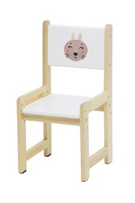 Комплект детской мебели Polini kids Eco 400 SM, Лесная сказка, 68х55 см белый-натуральный в Первоуральске - предосмотр 6
