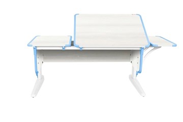 Детский стол-трансформер 4/75-40 (СУТ.42)  + Polka_b 4/550 Рамух белый/белый/ниагара в Ревде