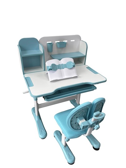 Парта растущая и стул Vivo Blue FUNDESK в Ревде - изображение 2