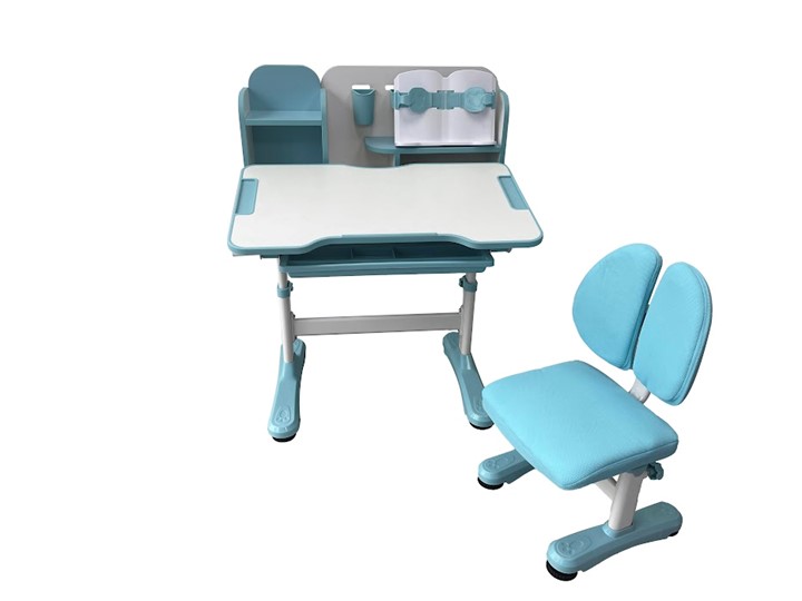 Парта растущая и стул Vivo Blue FUNDESK в Кушве - изображение 3