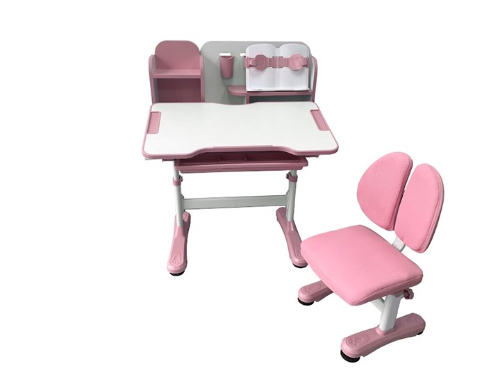 Парта растущая и стул Vivo Pink FUNDESK в Артемовском - изображение 3