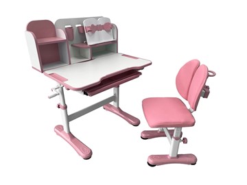 Парта растущая и стул Vivo Pink FUNDESK в Красноуфимске - предосмотр 4