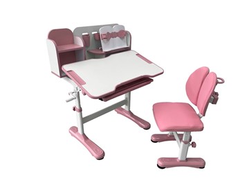 Парта растущая и стул Vivo Pink FUNDESK в Первоуральске - предосмотр 5