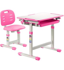 Детский стол-трансформер SET Holto-2 розовый в Асбесте