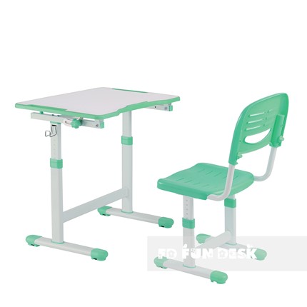 Растущая парта + стул Piccolino II Green в Богдановиче - изображение
