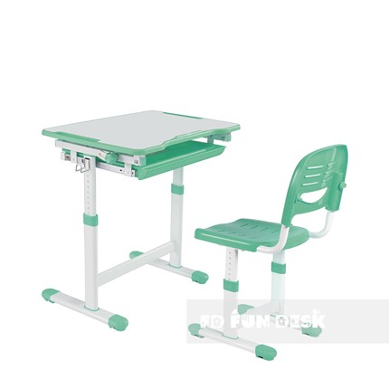 Парта растущая и стул Piccolino Green в Ревде - изображение