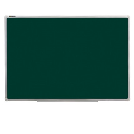Доска для мела магнитная 90х120 см, зеленая, ГАРАНТИЯ 10 ЛЕТ, РОССИЯ, BRAUBERG, 231706 в Кушве - изображение